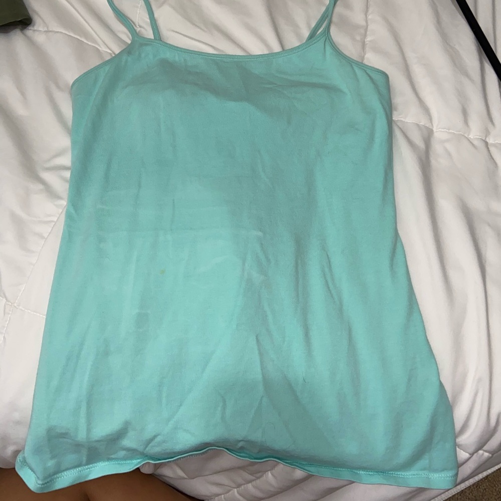 tiffany colored tank top